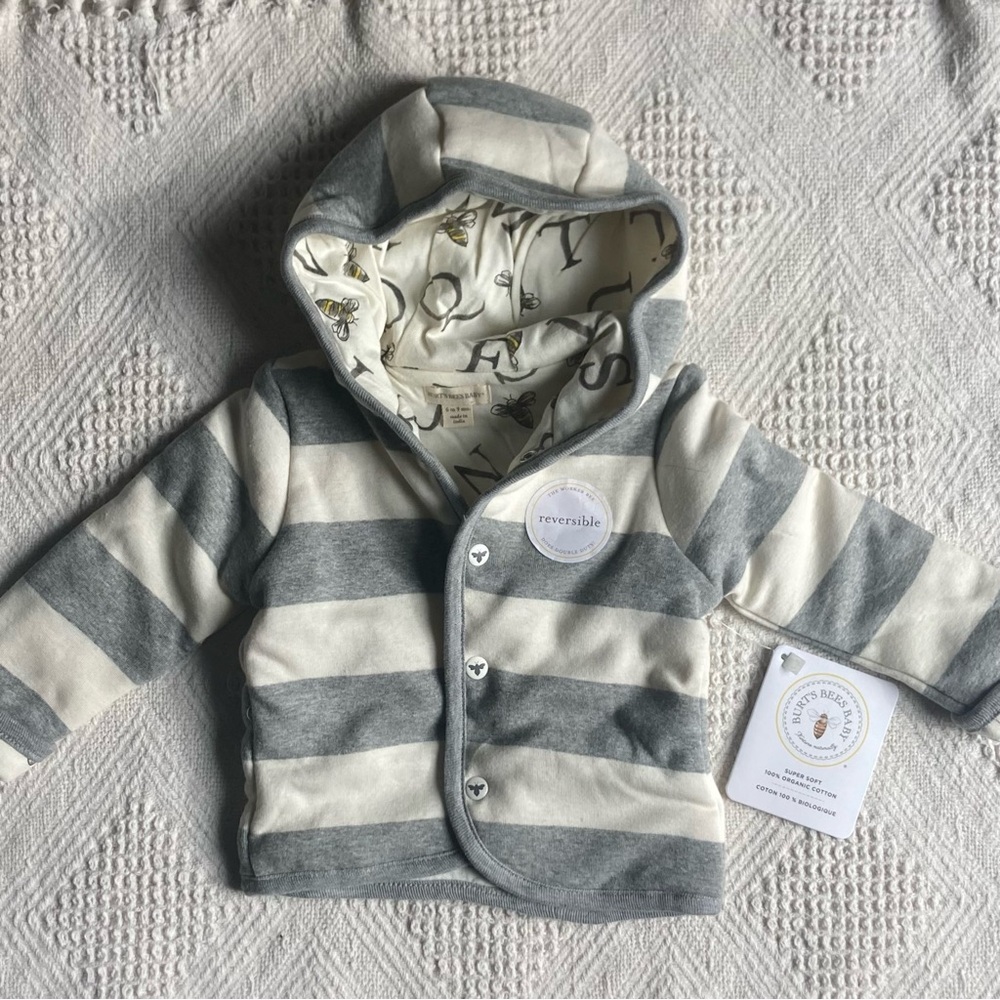 Large Burt’s Bees Baby Bundle Size 3-6 & 6-9 months NWT - Picture 5 of 10